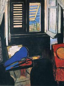 Interior with a Violin - Henri Matisse
