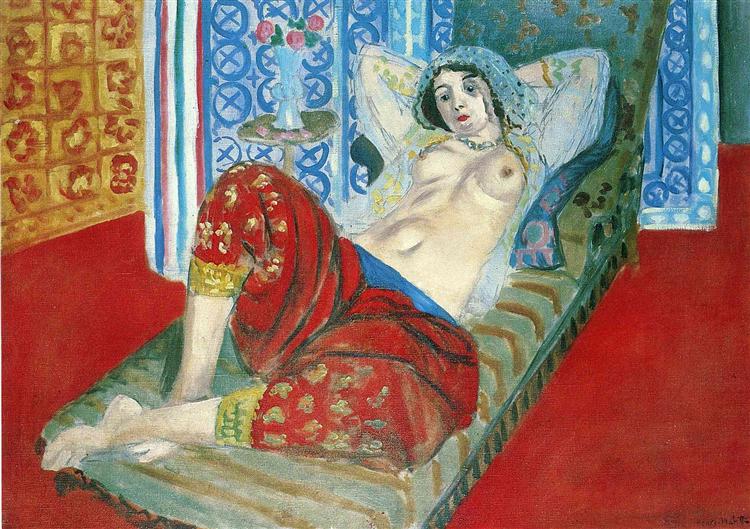 Odalisque in Red Culottes, 1921 - 馬蒂斯