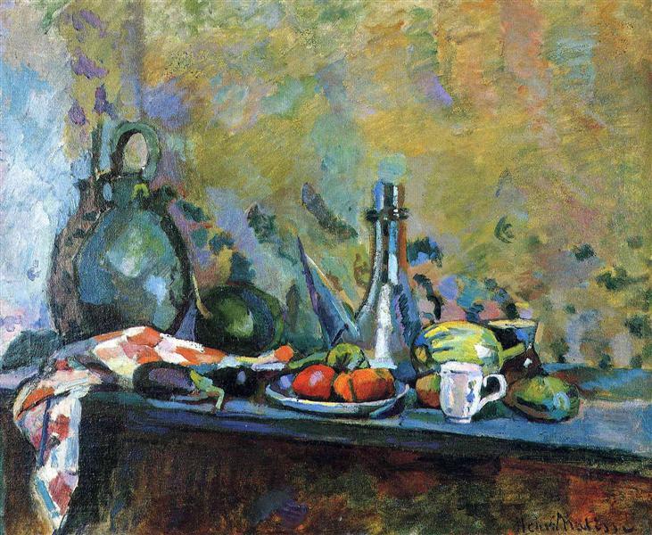 Still Life With a Purro (I), 1904 - 馬蒂斯