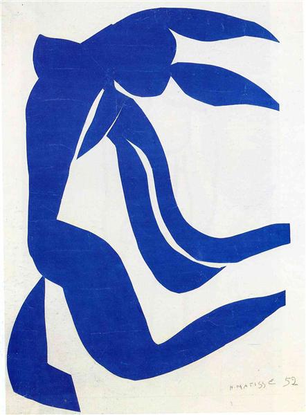The Flowing Hair, 1952 - Henri Matisse