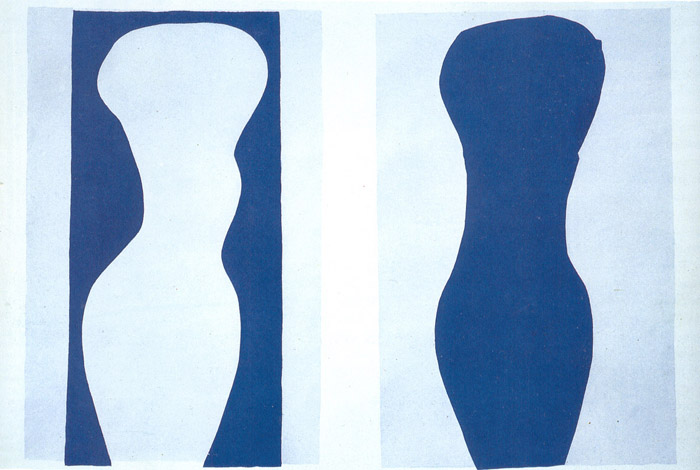 White Torso and Blue Torso, 1944 - Henri Matisse