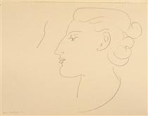 Woman in Profile (Turned to the Left) - Henri Matisse