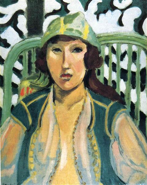 Woman with Oriental Dress, 1919 - Анри Матисс