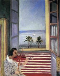 Young Woman Playing Violin - Henri Matisse