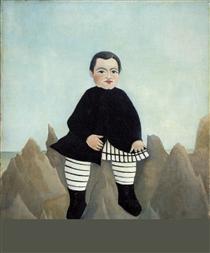 Boy on the Rocks - Henri Rousseau