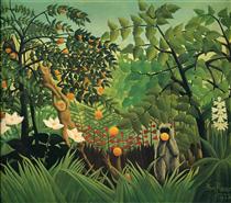 Exotic Landscape - Henri Rousseau