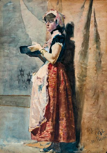 Roman girl, 1882 - Henrique Pousao