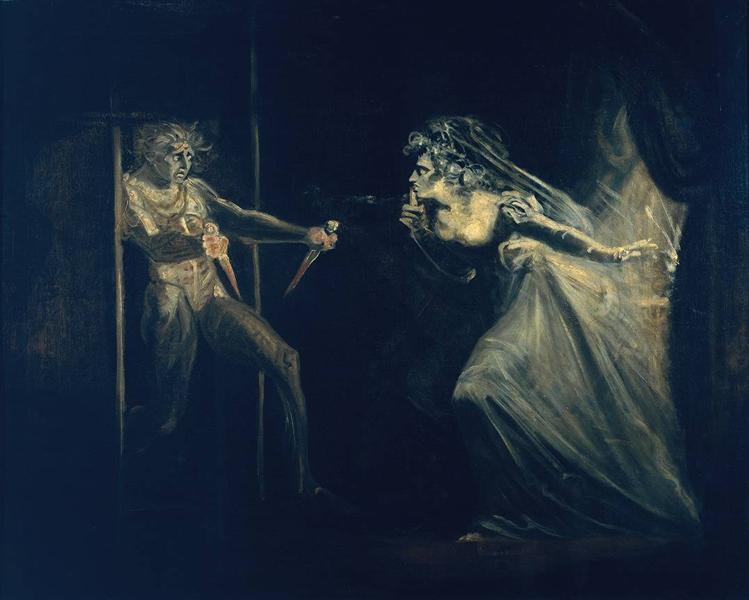 Lady Macbeth Seizing the Daggers, 1812 - Иоганн Генрих Фюссли