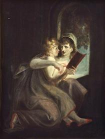 Milton When a Boy Instructed by His Mother - Henry Fuseli