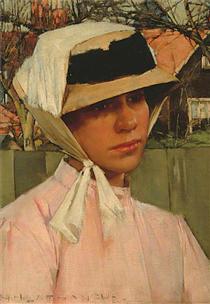 Portrait of a Young Girl - Henry Herbert La Thangue