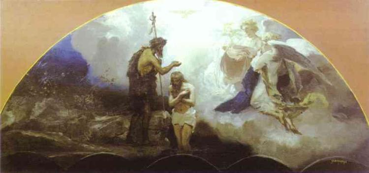 Baptism of Christ, 1876 - Генріх Семирадський