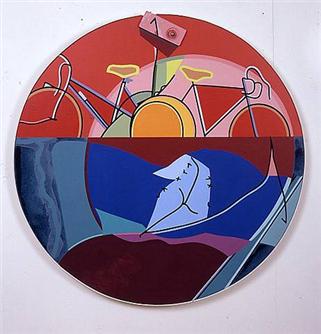 Le Modèle rouge, 1983 - Hervé Télémaque