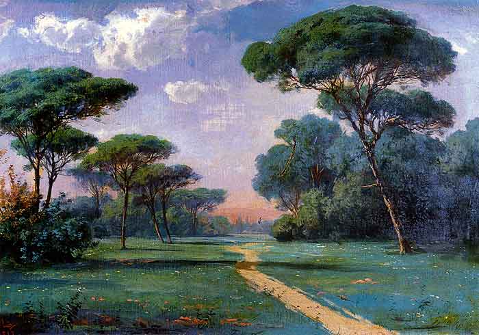 Landscape, 1898 - Hoca Ali Riza