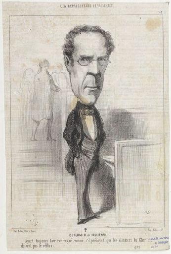 Duvergier de Hauranne, 1849 - Honore Daumier