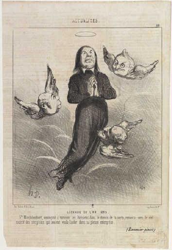 Montalembert, 1850 - Honore Daumier