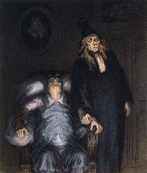 The Imaginary Invalid - Honore Daumier