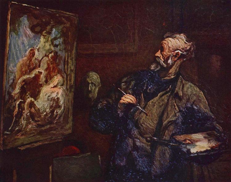 The Painter - Honore Daumier