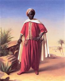Retrato de um Árabe - Horace Vernet