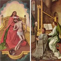 The Trinity Altar Panels (detail) - Hugo van der Goes