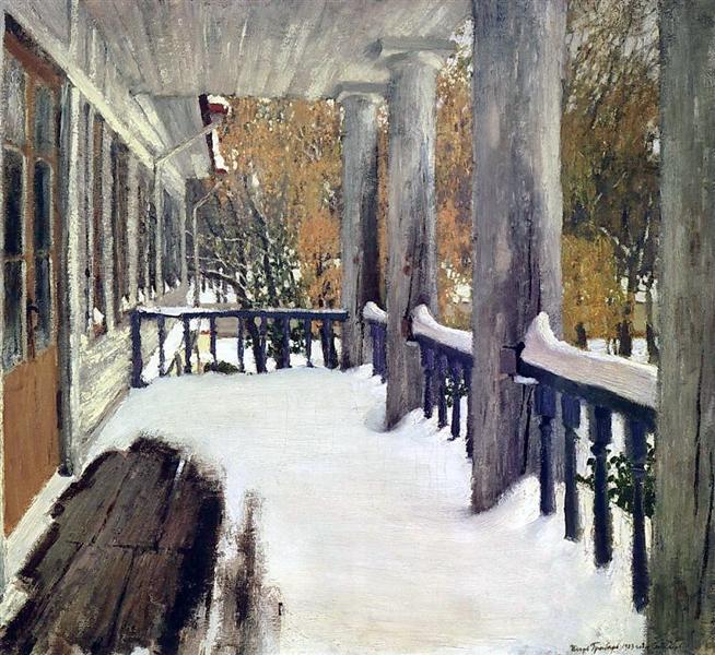 September Snow, 1903 - Igor Grabar