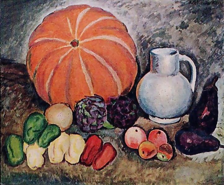 Still life with Vegetables, 1914 - Ilja Iwanowitsch Maschkow