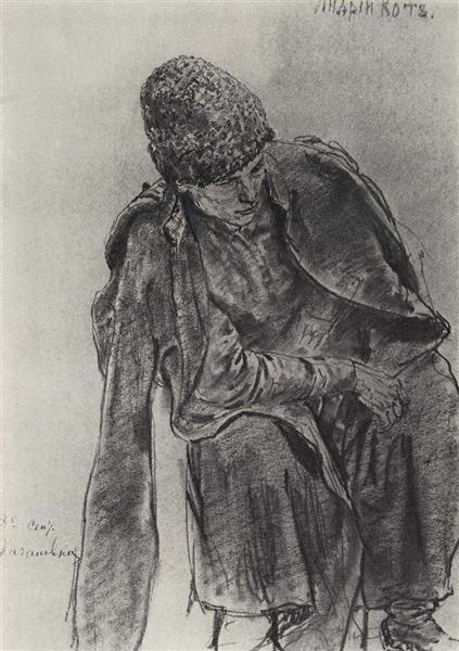 Андрий Кот, 1880 - Илья Репин
