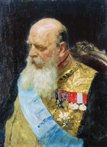 Portrait of Count D.M. Solsky, 1903 - Ilja Jefimowitsch Repin