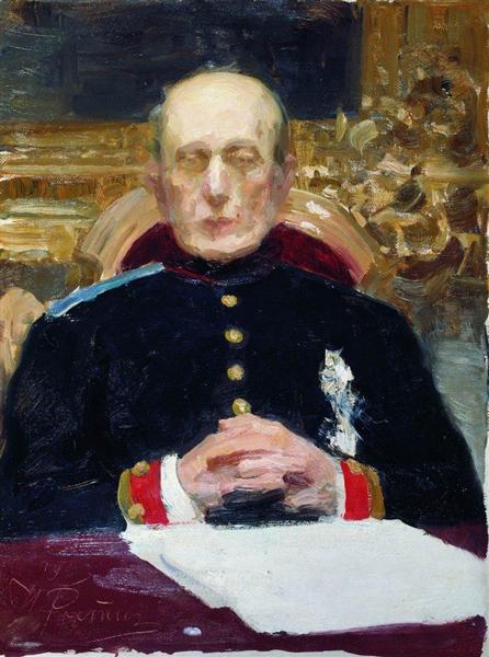 Portrait of Konstantin Petrovich Pobedonostsev, 1903 - 列賓