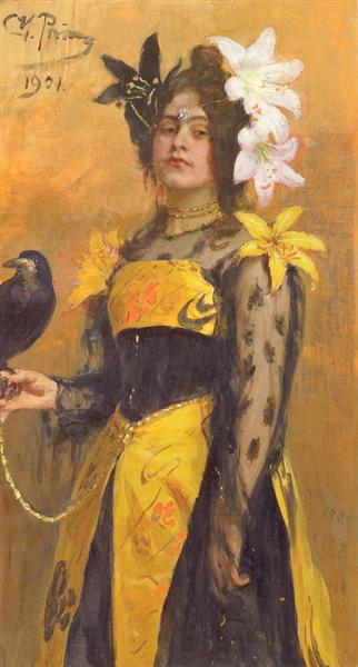Portrait of Lydia Kuznetsova, 1901 - Ilya Yefimovich Repin
