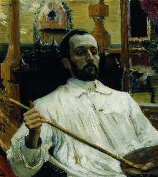Portrait of the Artist D.N. Kardovskiy, 1896 - 1897 - Ilya Yefimovich Repin