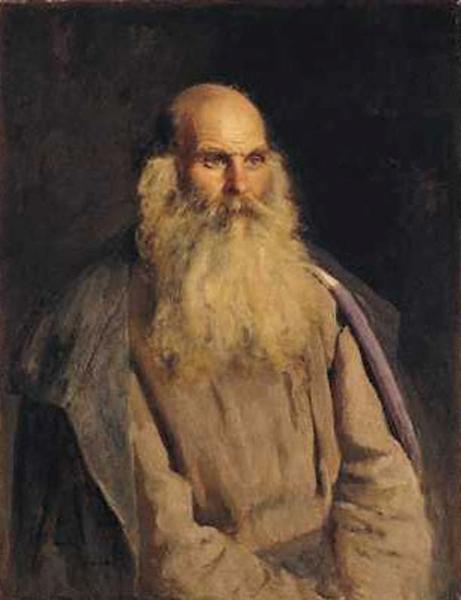Study of an Old-Man, 1878 - 列賓