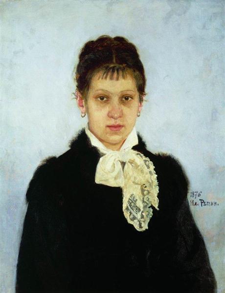 V.A. Repina, 1876 - Iliá Repin