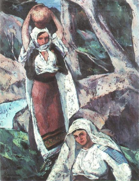 Two Peasant Women, 1923 - Ion Theodorescu-Sion