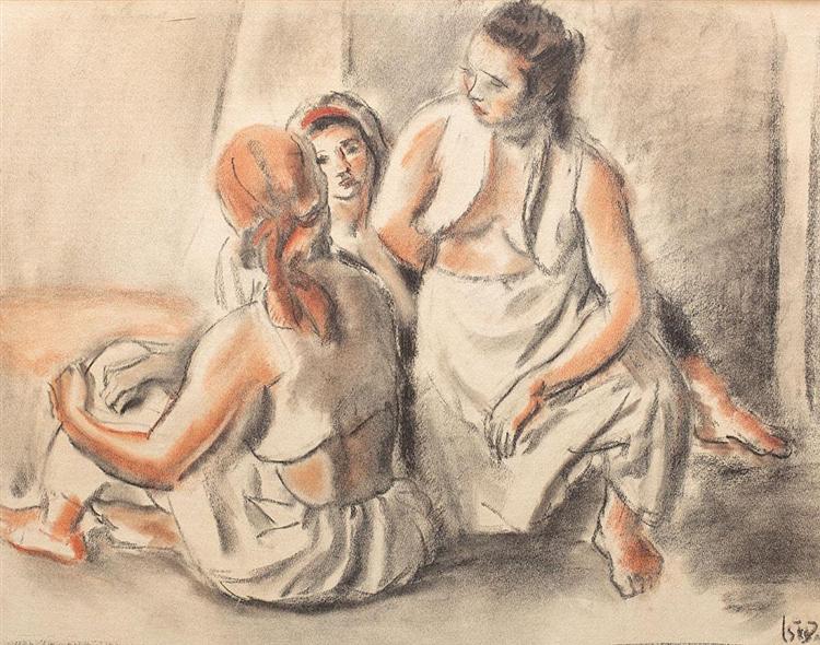 Odalisques, 1940 - Иосиф Исер