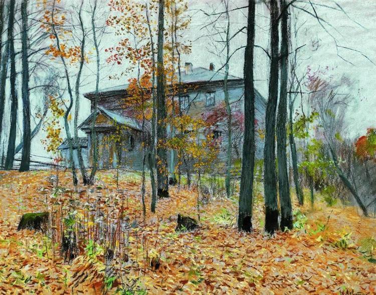 Autumn. The Manor., 1894 - Isaak Iljitsch Lewitan