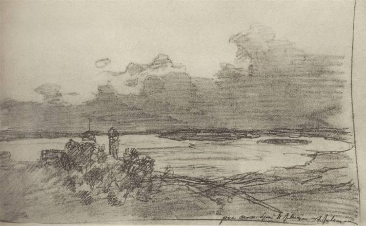 Перед грозой, 1893 - Исаак Левитан