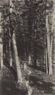 In the forest - Isaak Iljitsch Lewitan