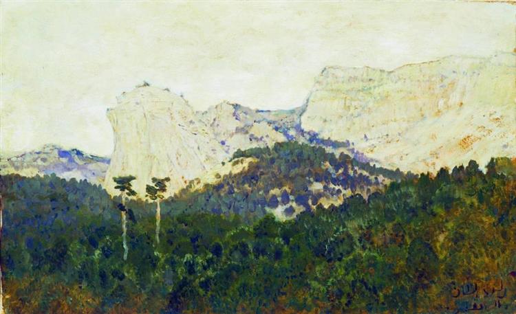 Mountains. Crimea., 1886 - Isaak Iljitsch Lewitan