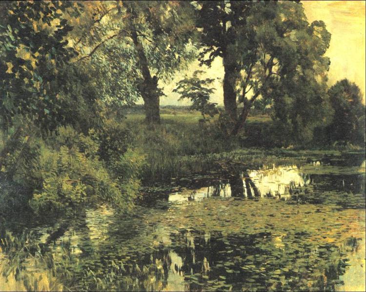 Заросший пруд, 1887 - Исаак Левитан