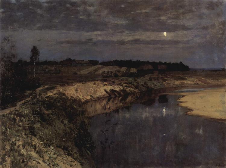 Silence, 1898 - Isaak Levitán