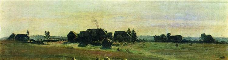 Деревня, 1888 - Исаак Левитан