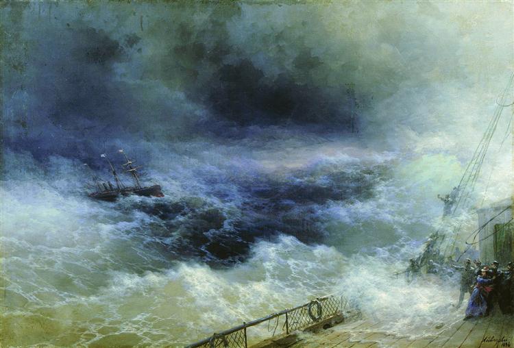 Ocean, 1896 - Iwan Konstantinowitsch Aiwasowski