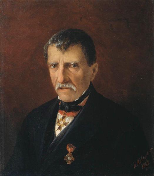 Portrait of Khalibjan, mayor of the New Nakhichevan, 1862 - Iwan Konstantinowitsch Aiwasowski
