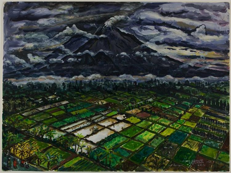 Mt. Semeru, Jadka-kura, Java, 1969 - Ivan Albright