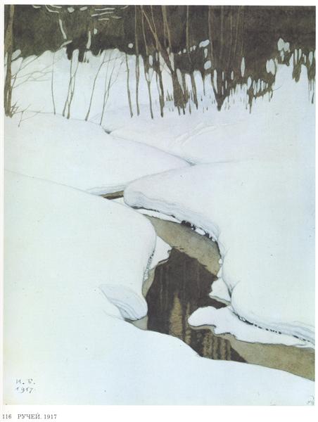 Creek, 1917 - Ivan Bilibin