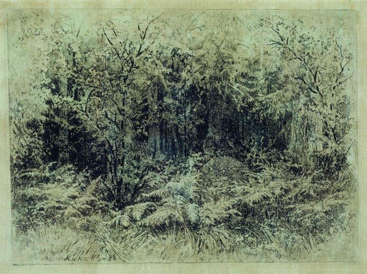 Anthill, 1892 - Iván Shishkin