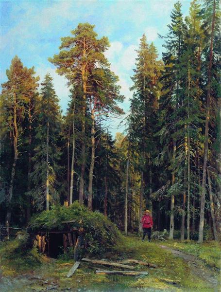 Evening, 1892 - 伊凡·伊凡諾維奇·希施金