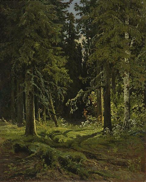 Forest Landscape, 1878 - Іван Шишкін