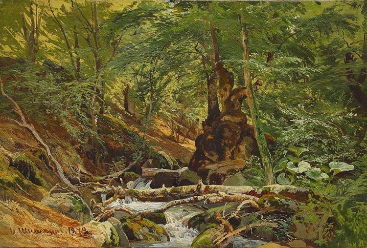 Forest Landscape, 1879 - Iwan Iwanowitsch Schischkin