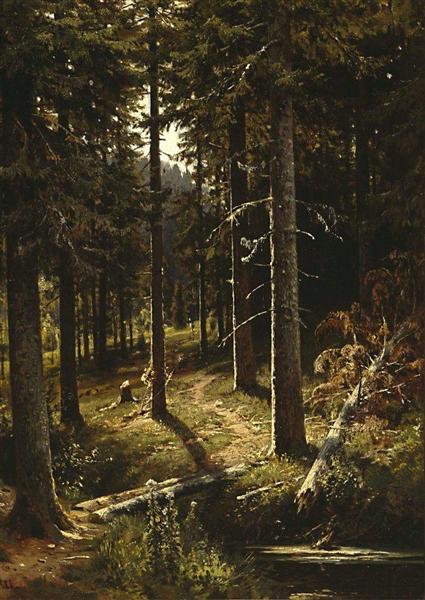Forest Landscape, 1889 - 1890 - Іван Шишкін